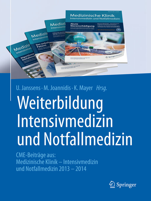 Title details for Weiterbildung Intensivmedizin und Notfallmedizin by U. Janssens - Available